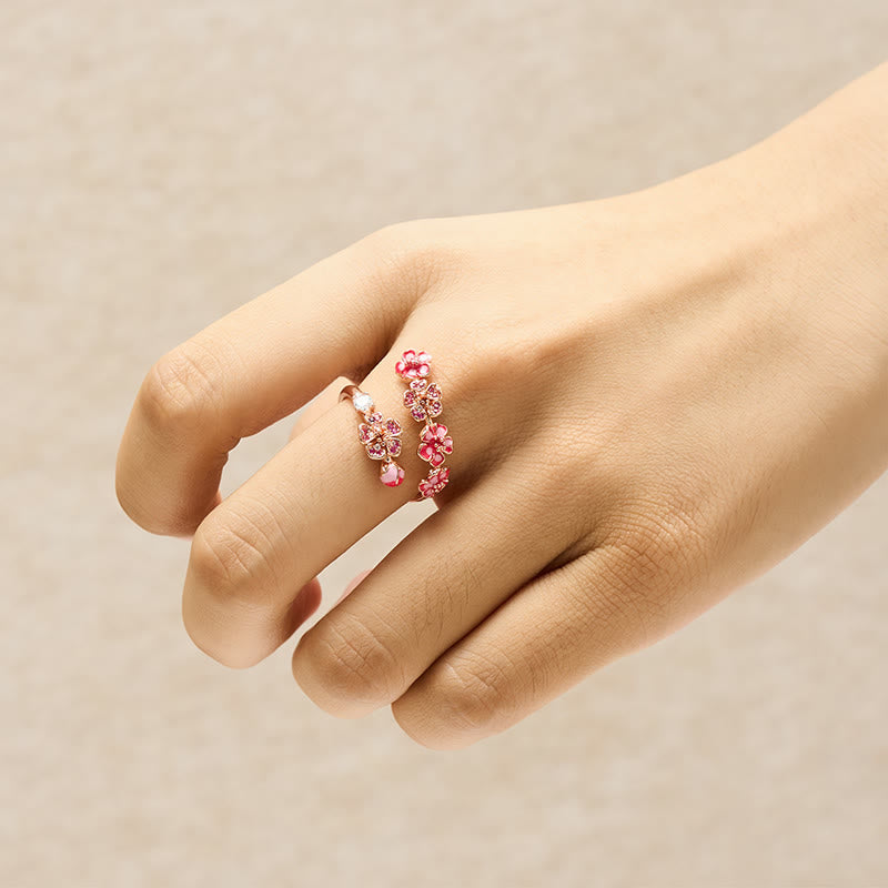 FREE Today: Healing and Luck Copper Peach Blossom Open Ring - image 4