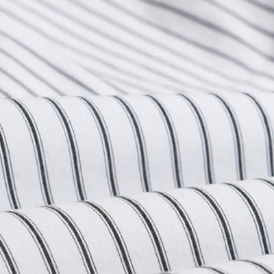Buddha Stones Spring Fall Casual Button-Up Striped Cotton Men's Long Sleeve Shirts With Pocket - image 13