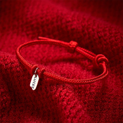 Buddha Stones Handmade Braided Red String LUCKY Charm Adjustable Bracelet - image 3