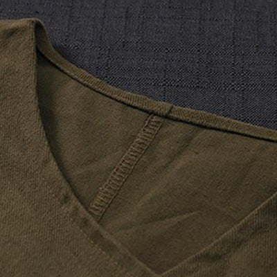 Buddha Stones Summer Tang Style Minimalist Button-Up Solid Tank Top Women's Sleeveless Shirts With Pocket - image 5