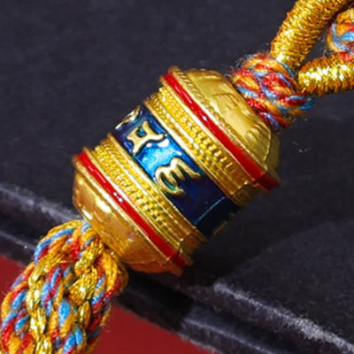 Buddha Stones Tibetan Om Mani Padme Hum Red String Protection Bracelet - image 7