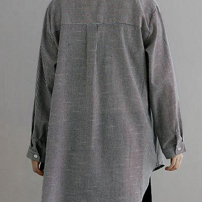 Buddha Stones Spring Fall Casual Vintage Button-Up Abstract Clouds Women's Long Sleeve Shirts - image 10