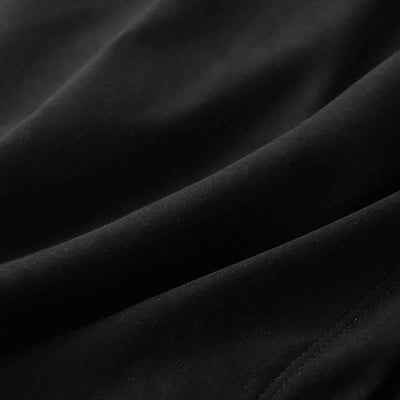 Buddha Stones Fall Minimalist Elegant Side Slit Solid Women's Skirt With Pocket - image 8