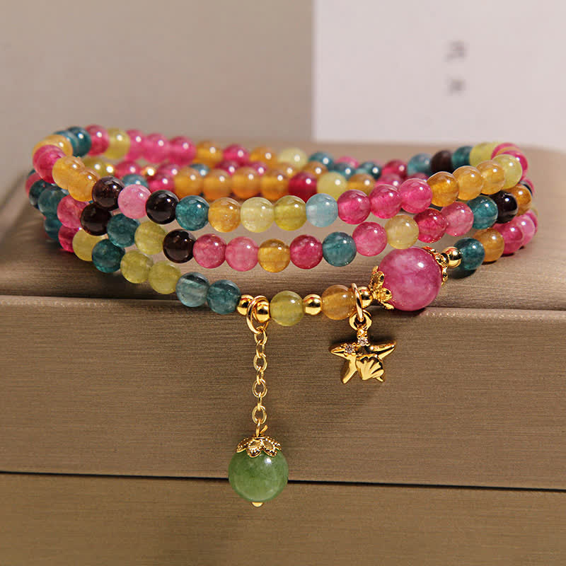 FREE Today: Protection and Positive Rainbow Tourmaline Starfish Charm Triple Wrap Bracelet - image 8