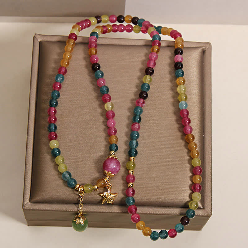 FREE Today: Protection and Positive Rainbow Tourmaline Starfish Charm Triple Wrap Bracelet - image 4