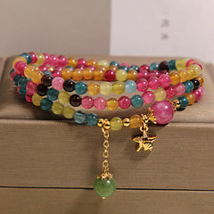 FREE Today: Protection and Positive Rainbow Tourmaline Starfish Charm Triple Wrap Bracelet - Tourmaline(Protection ♥ Healing) - image 0