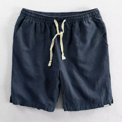 Buddha Stones Drawstring Elastic Waist Men's Shorts With Pockets - Navy - US/UK/AU40，EU50 (3XL) - image 7