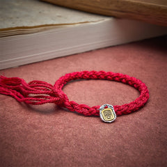 Buddha Stones Copper Accent Red String Harmonic Connection Bracelet - Red String (Wrist Circumference: 5.9–7.1 in/15–18 cm) - image 0