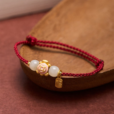Buddha Stones Turtle Red String Hand-Woven Strength Bracelet - image 11