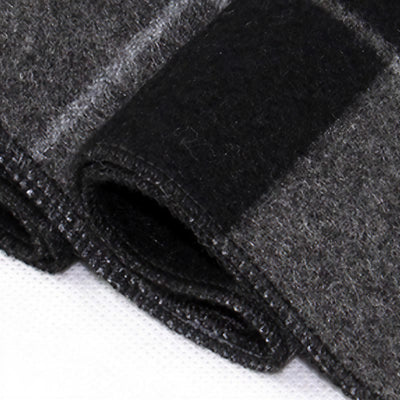 Buddha Stones Fall Winter Classic Grey Plaid Fringe Cozy Scarves - image 9