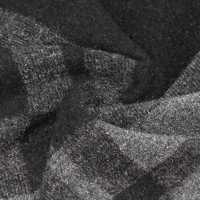 Buddha Stones Fall Winter Classic Grey Plaid Fringe Cozy Scarves - image 8