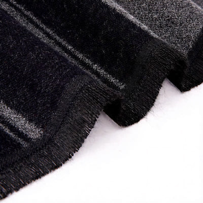 Buddha Stones Fall Winter Classic Check Pattern Soft Knit Commuter Scarves - image 3