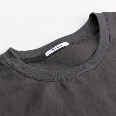 Buddha Stones Spring Fall Casual Minimalist Solid Men's Long Sleeve T-Shirts - image 9