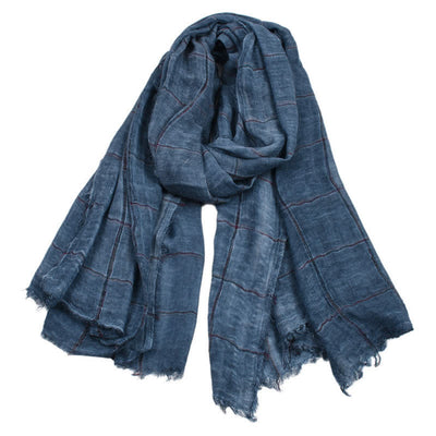 Buddha Stones Spring Fall Plaid Checkered Pattern Casual Unisex Scarf - image 5