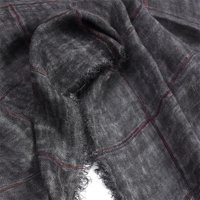 Buddha Stones Spring Fall Plaid Checkered Pattern Casual Unisex Scarf - image 3