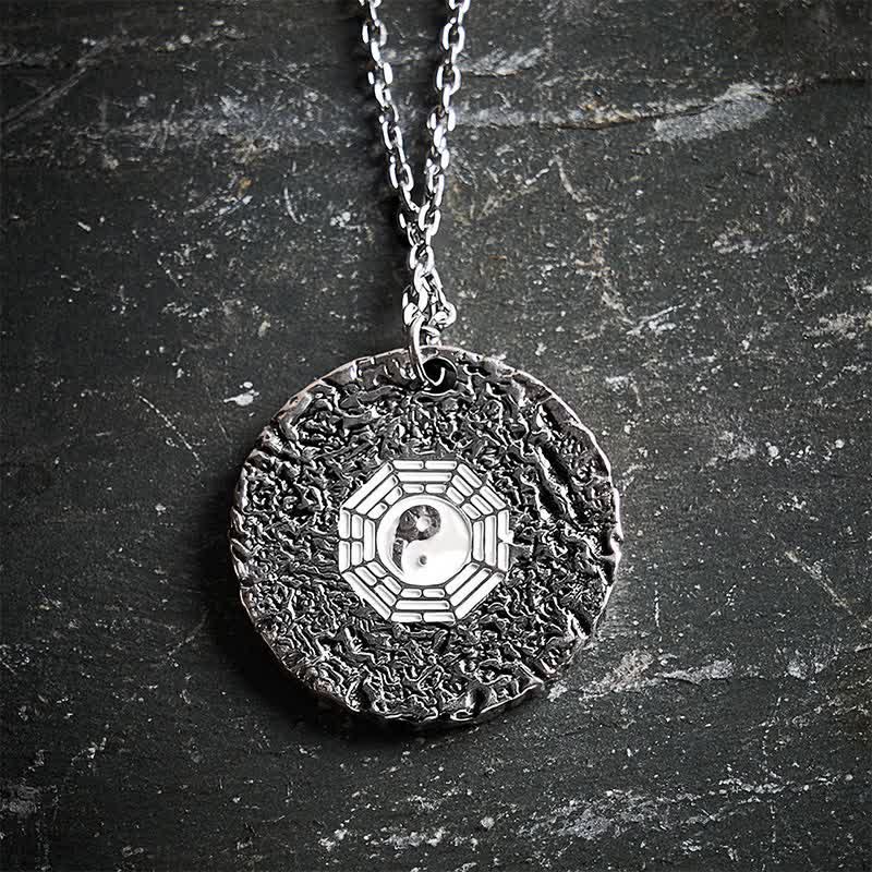 FREE Today: Healing and Balance Copper Yin Yang Round Engraved Pendant Necklace - image 2