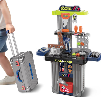 Fidtoy Kids Tool Bench Set Pretend Play Construction Workbench Toy
