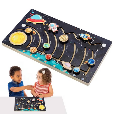 Plateau du système solaire Montessori