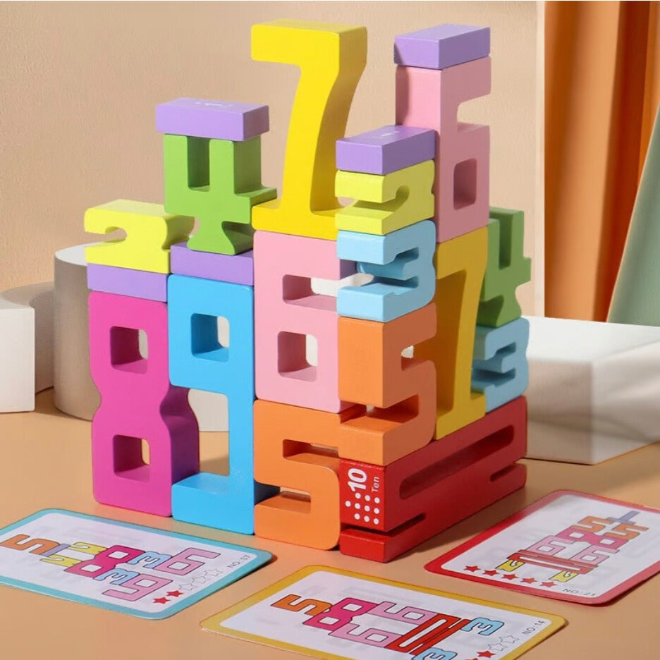 Rompecabezas de equilibrio numérico Montessori