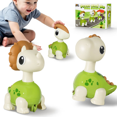 Fidtoy Mini Dinosaur Press to Go Car Toys