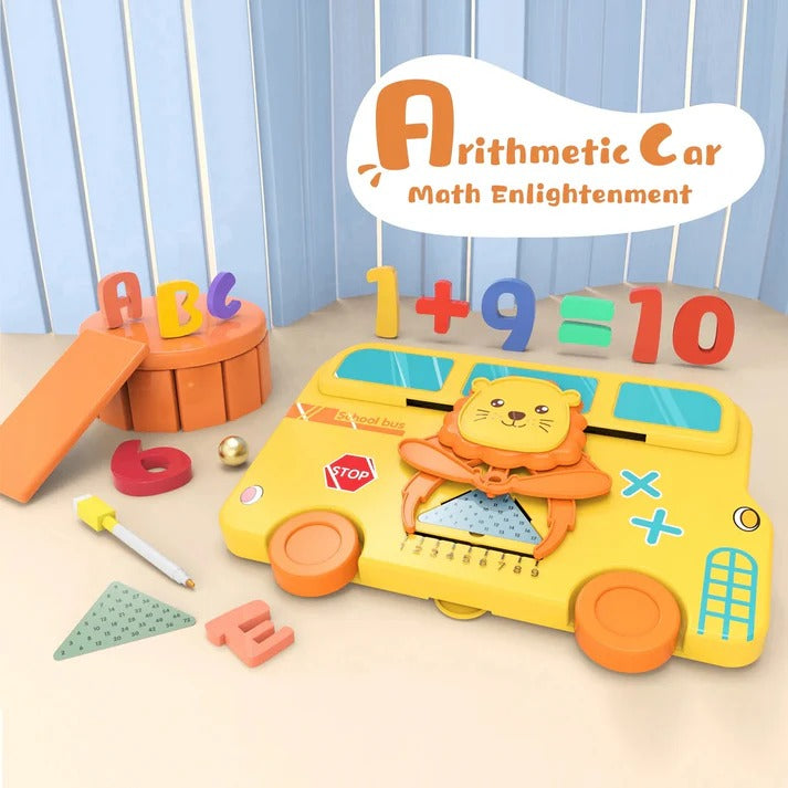Kit de Planche à Dessin Éducative de Voiture Arithmétique - 024