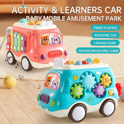 Coche de actividades múltiples 6 en 1 y de aprendizaje - 986