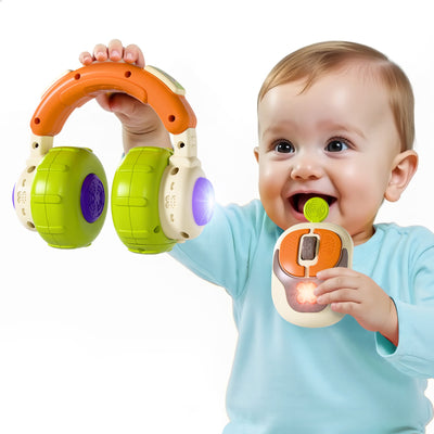 Fidtoy Baby Musical Headphone and Mouse Toy Set