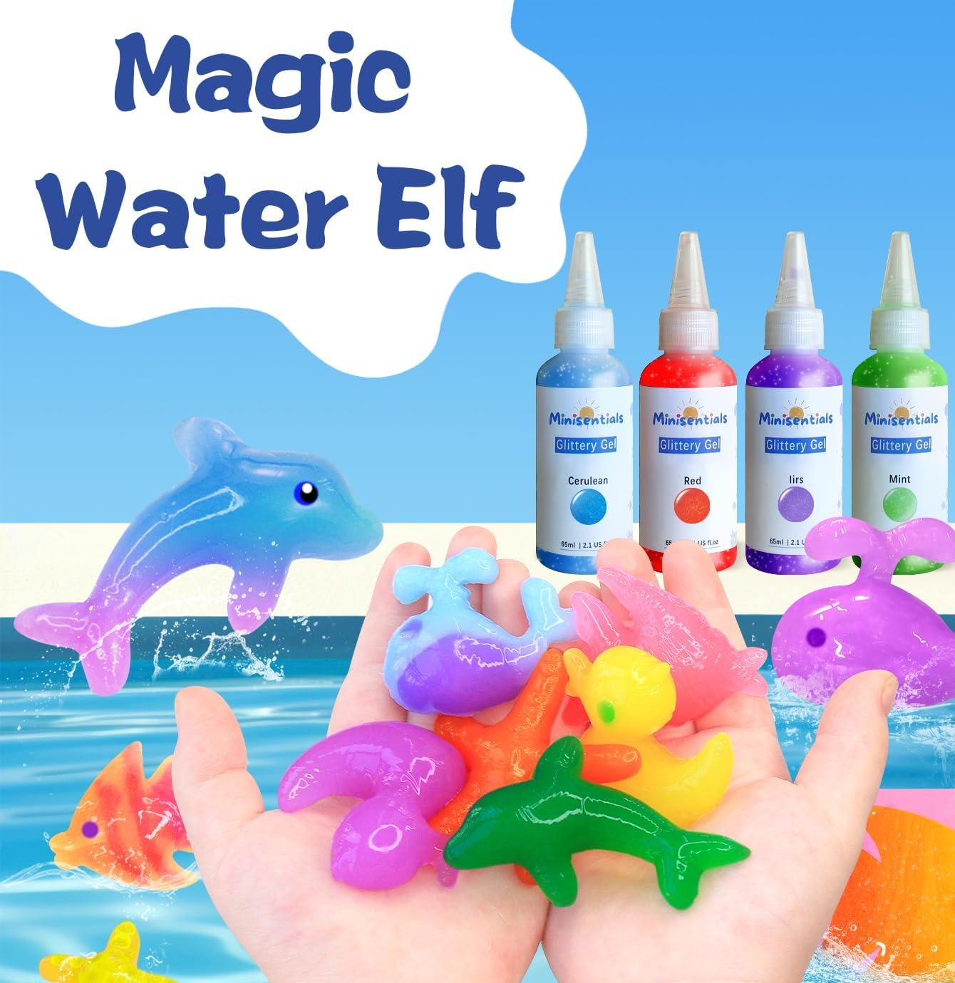 Fidtoy Magical Waterscape DIY ELF Water Gel Molding Toy for Kids Creative Craft Play Age 2-6