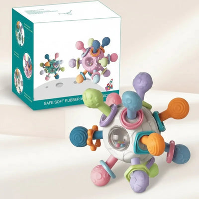 CalmChew | Zacht & Veilig – 3-in-1 Siliconen Bijtring