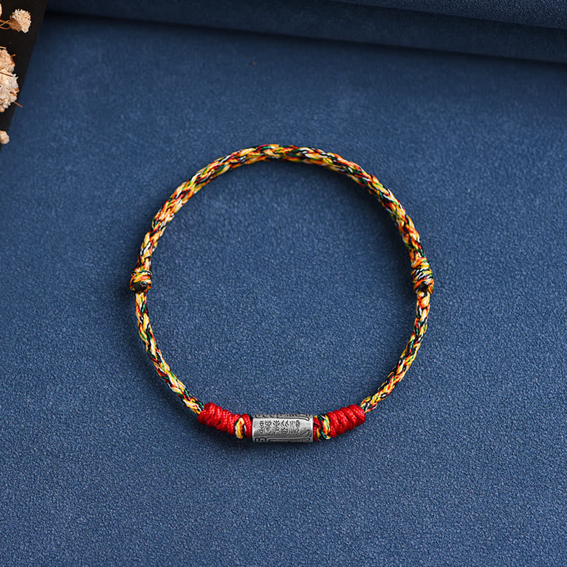 Foviel Handcrafted 925 Sterling Silver Everything Goes Well Design Protection Strength Bracelet Anklet