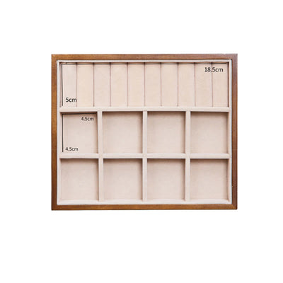 Buddha Stones Vintage Wooden Jewelry Box Two-Layer Solid Wood Jewelry Storage Box Jewelry Box BS 17