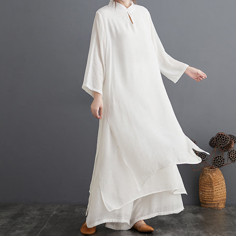 Foviel Einfaches Muster Meditation Gebet Spirituelle Zen Praxis Yoga Kleidung Damen Set