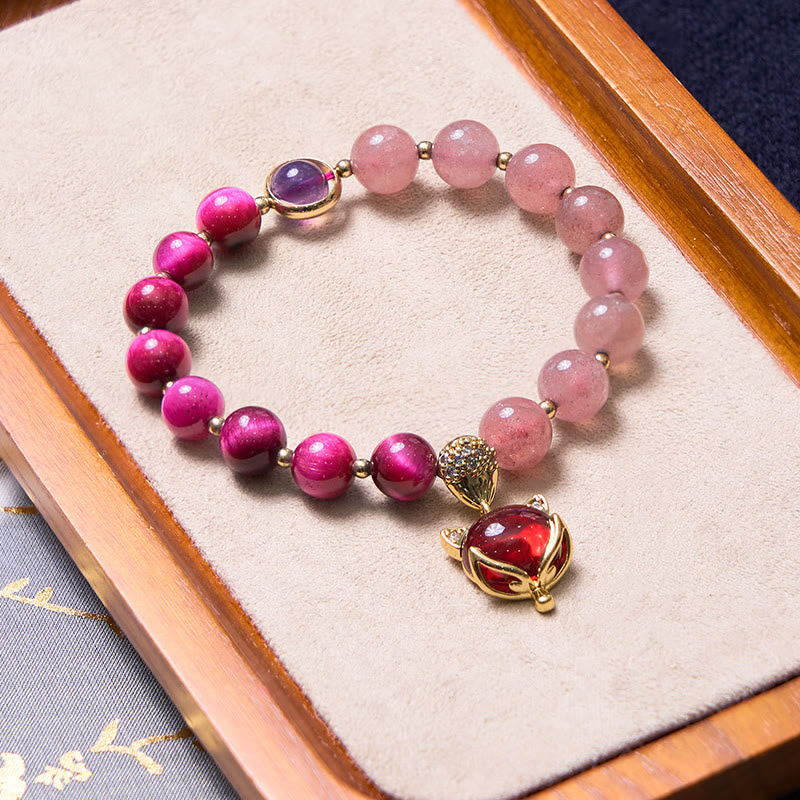 Foviel Enhance Happiness and Joy Purple Bracelet Bangle Bundle