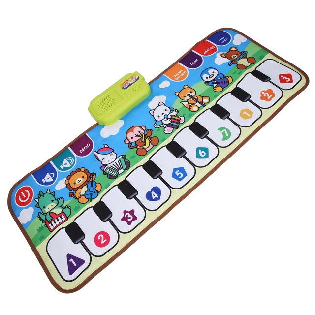 Fidtoy Piano Music Mat – Musical Floor Play Mat for Babies and Kids