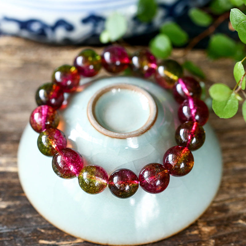 Buddha Stones Natural Tourmaline Love Wisdom Bracelet Bracelet BS 3