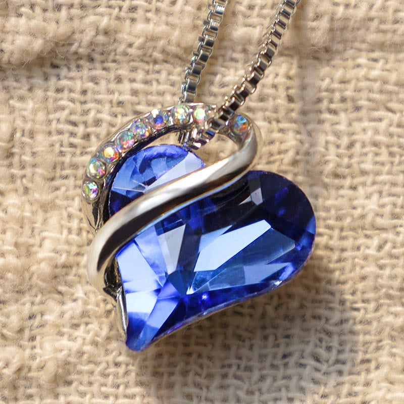Buddha Stones Love Heart Birthstone Healing Energy Necklace Pendant Necklaces & Pendants BS 12