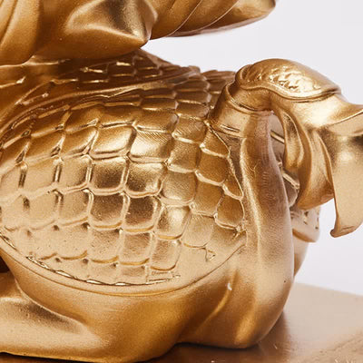 Buddha Stones Lion Statue Strength Resin Home Office Decoration Decorations BS 9