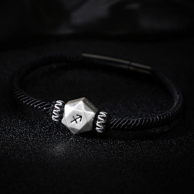 Buddha Stones 999 Sterling Silver 12 Constellations of the Zodiac Protection Handmade String Bracelet - image 17