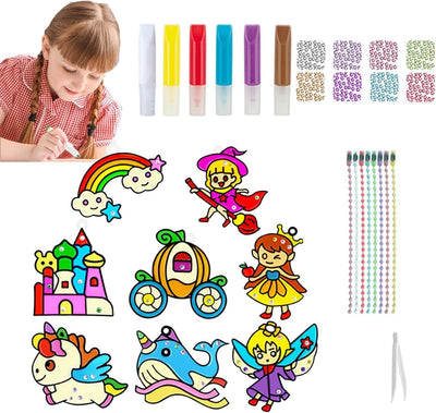 Kit de Arte DIY con Pegamento Suave Creativo Serie Princesas - 521