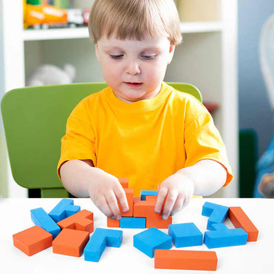 Cubes de construction à formes assorties - 741