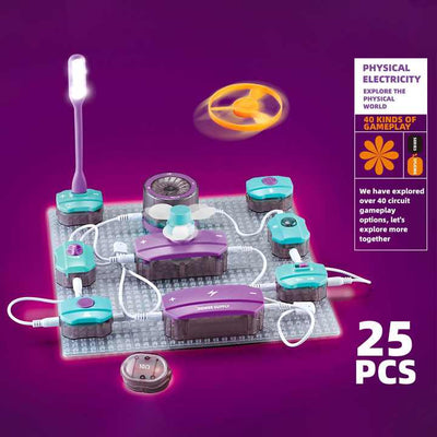 Blocs de circuits électroniques éducatifs scientifiques - 25 pièces