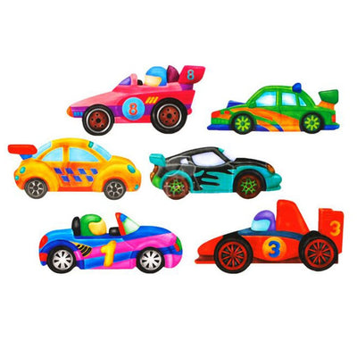DIY Racers Vehicle Mould and Paint for Kids - H87