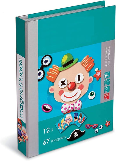 Libro Magnético de Puzles Cara de Payaso Loco