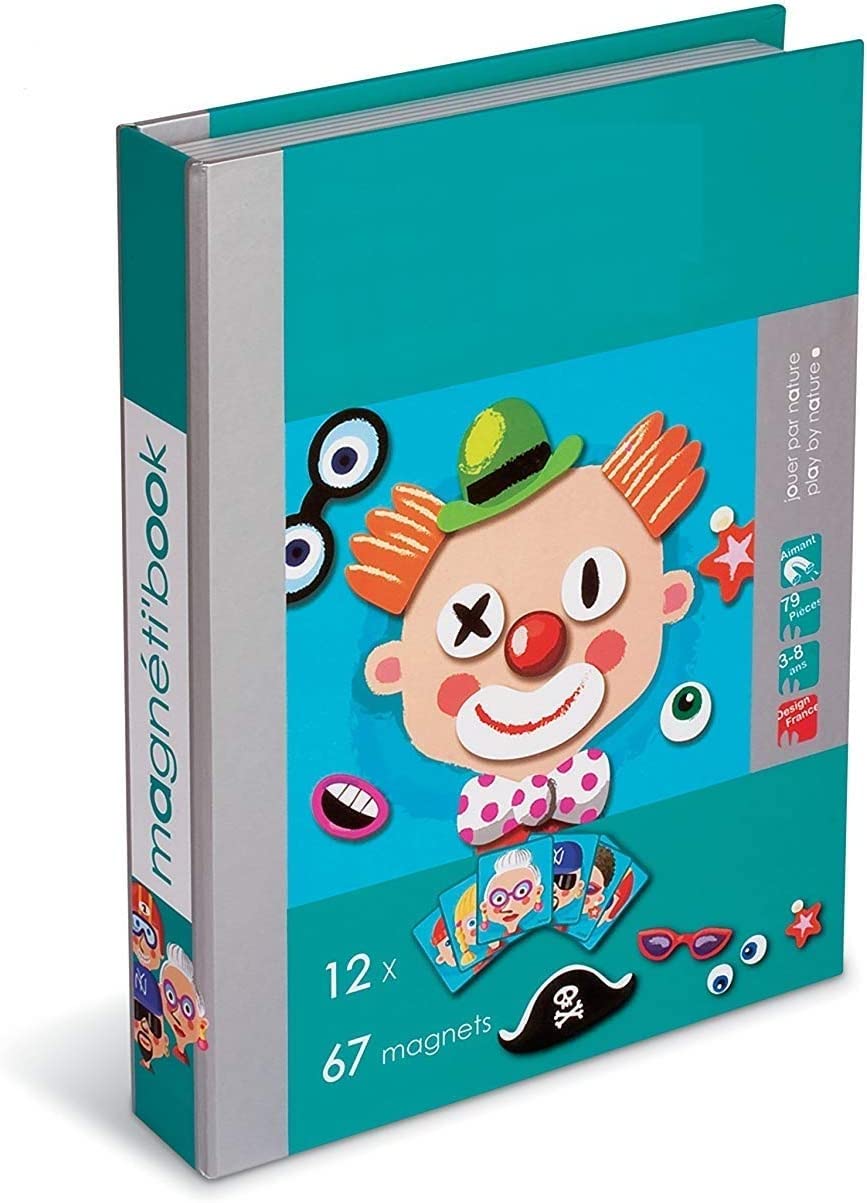Libro Magnético de Puzles Cara de Payaso Loco
