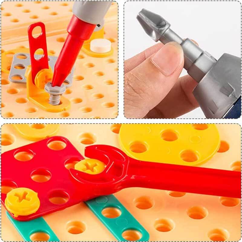 Fidtoy Jeu de construction créatif et tournevis pour enfants | Compétences STEM et motricité fine