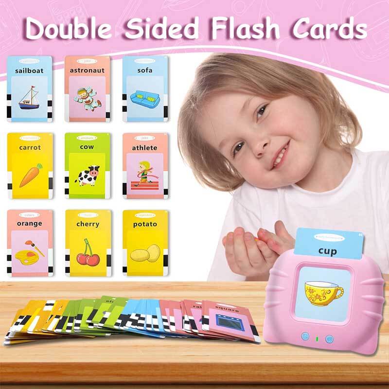 Fidtoy Interactive Speak & Learn Flashcards Toy for Toddlers