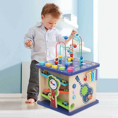 Fidtoy 13-in-1 Early Learning Toy for Toddlers – Montessori Educational Toy for Home, Travel, and Preschool Quiet Time