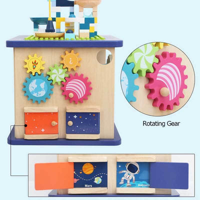 Fidtoy 13-in-1 Early Learning Toy for Toddlers – Montessori Educational Toy for Home, Travel, and Preschool Quiet Time