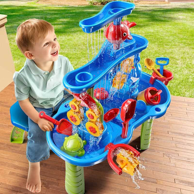 Fidtoy Water Table Play Set 3 Tier Outdoor Sand Water Toy