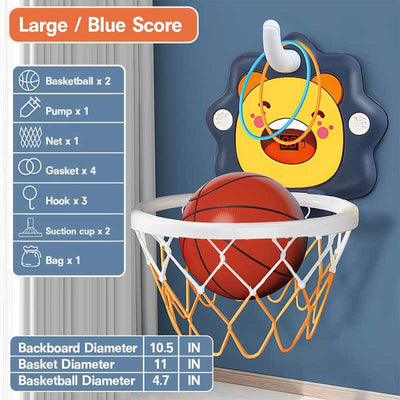 Fidtoy Indoor Mini Basketball Hoop for Toddlers | Adjustable Height & Kids Motor Skills